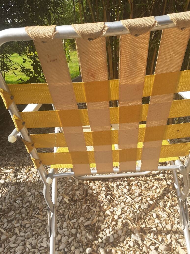 set of 2 folding camping chairs