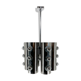 1960's italian chrom chandelier