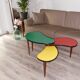 Been shaped coffee tables  vintage 1950