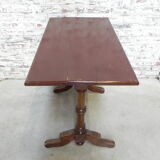 Oak bistro table from the ardennes
