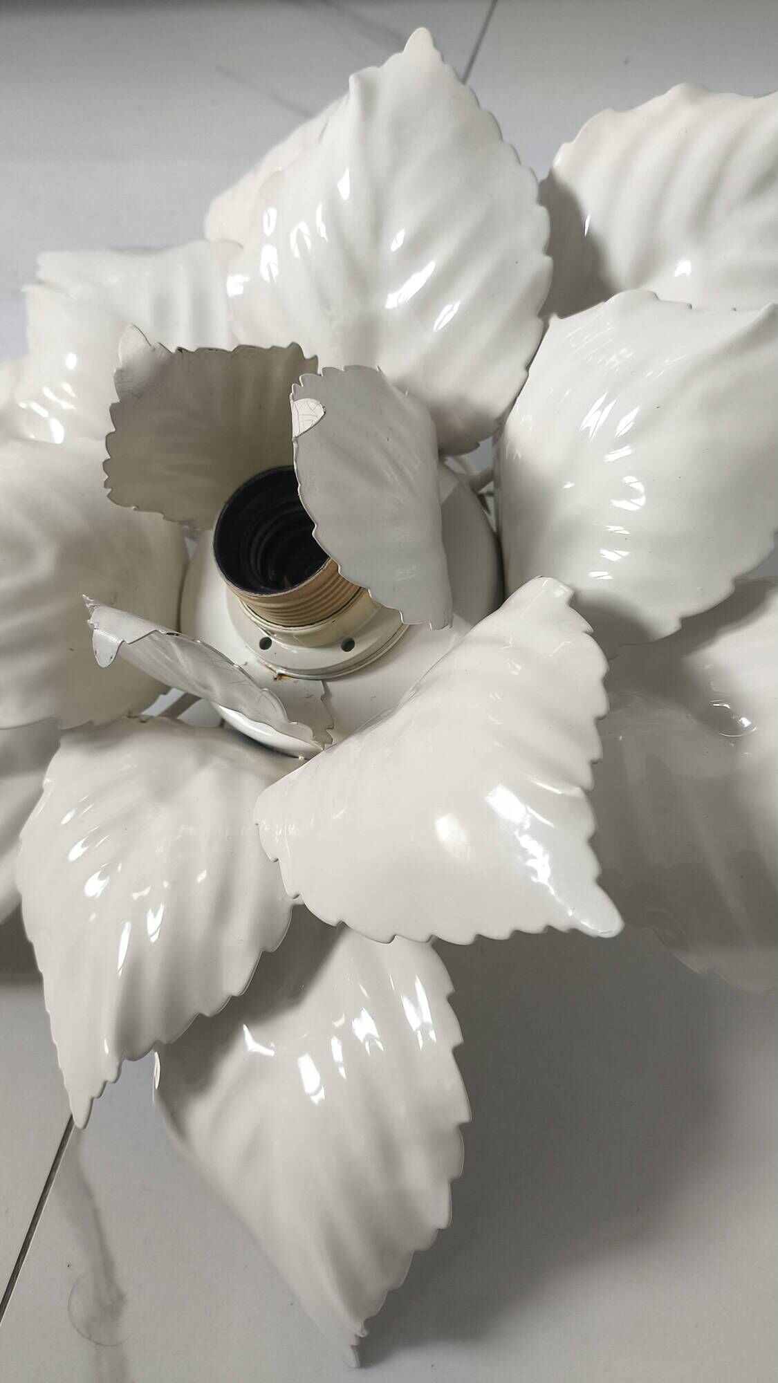 vintage flower wall light