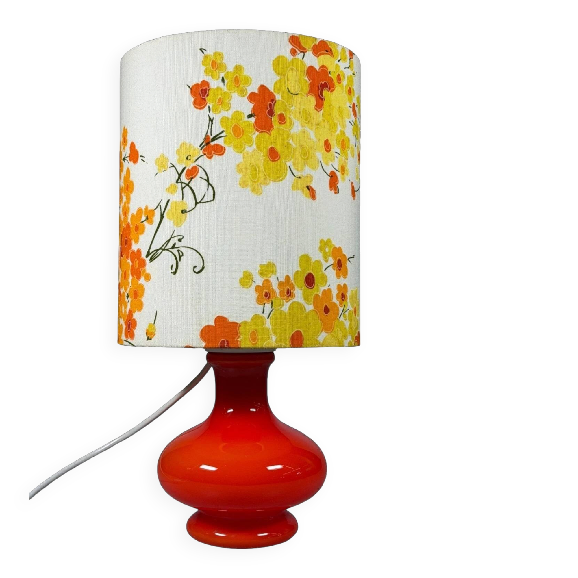 60s 70s Table Lamp Table Lamp Glass Mid Century Space Age Design