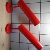Pair of 1970 pipe wall lights