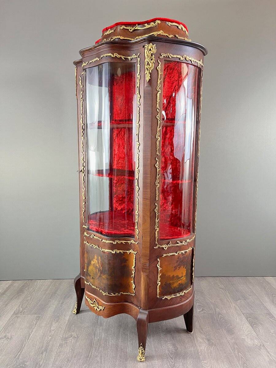 Louis XV Style Display Cabinet, 19th Century