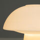 Glashütte Limburg model 6276 large mushroom lamp 1970'S