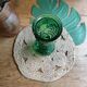 Vase en Verre Vert d'Empoli Italie