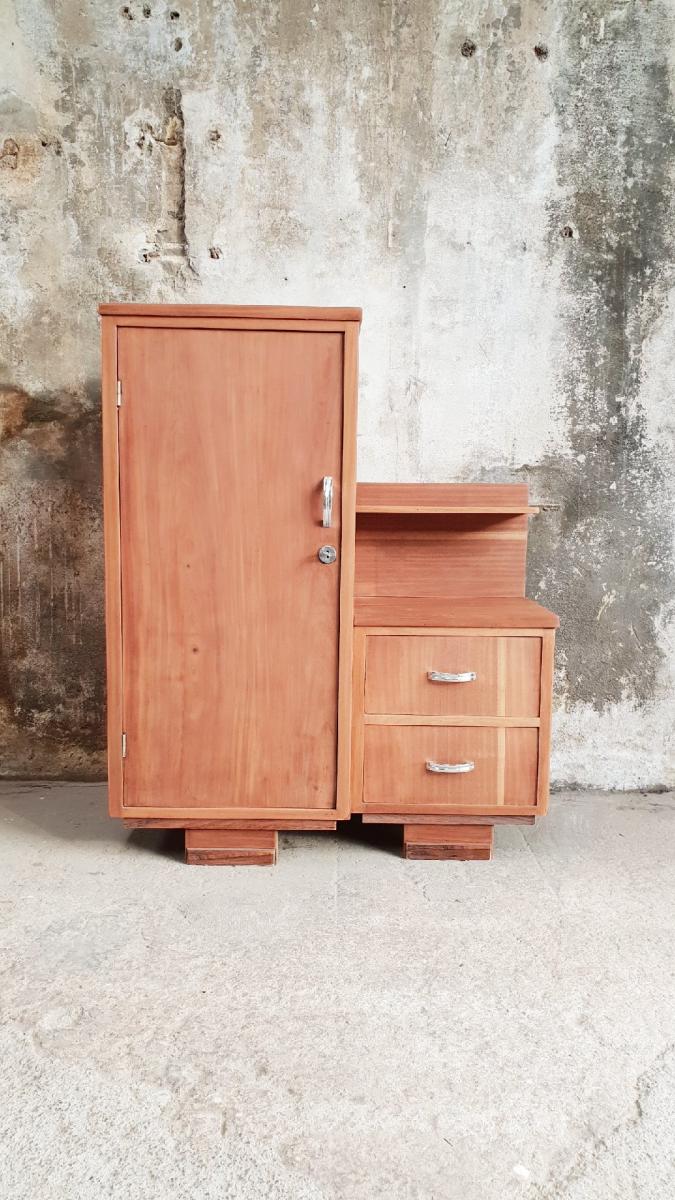 Vintage asymmetrical wardrobe