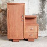 Vintage asymmetrical wardrobe