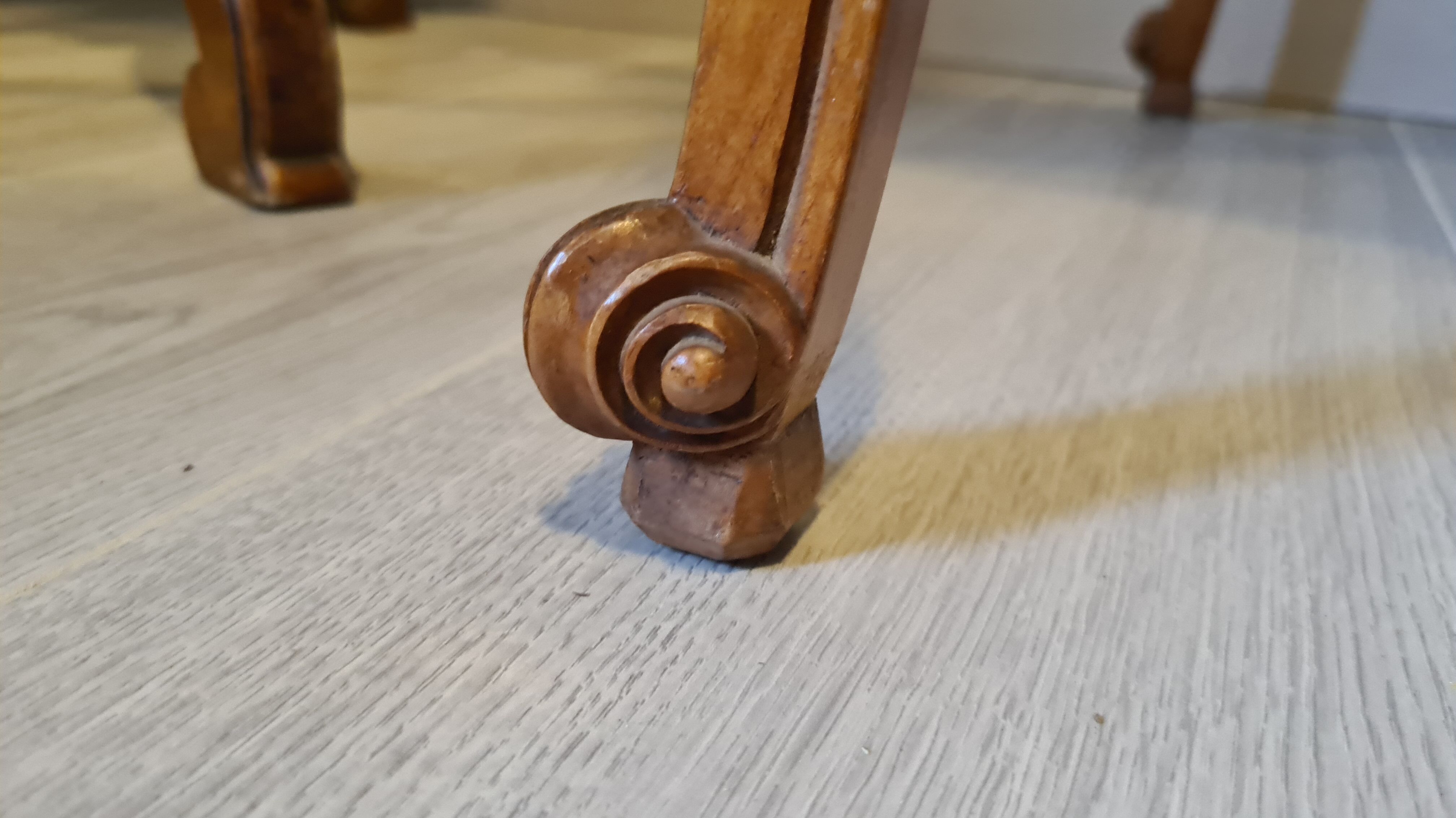 Louis XV style beech desk