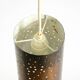 Mid-century pendant lamp made of metal and copper by Ernest Igl Hillebrand