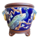 Large antique majolica cache pot, planter by Joseph Holdcroft.