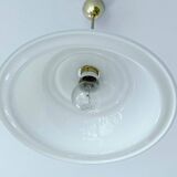 Art Deco pendant lamp, brass glass