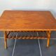 Vintage rattan coffee table 86x53x46 70s