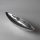 Polished Aluminum Long Deep Bowl