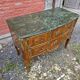 Curved Louis XV style commode in mahogany, mid-20th century.