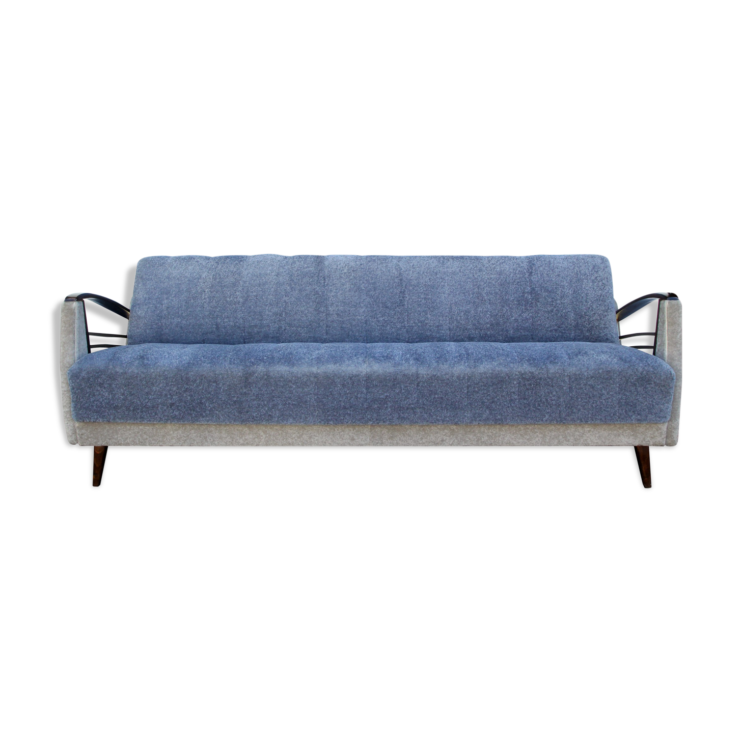 50s sofa in blue/beige