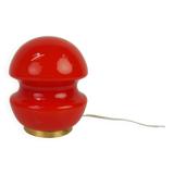 All Glass Table Lamp by Valasske Mezirici, 1960s, Czechoslovakia