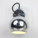 Vintage italian chrome eyeball wall lamp