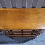 Half-moon Directoire buffet in solid wood in very good condition