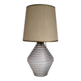 Lampe en verre satiné, France, circa 1930-50