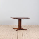 Skovby rosewood extendable table with 2 leaves, Denmark 1970s