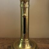 Brass torch candle push button