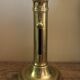 Brass torch candle push button