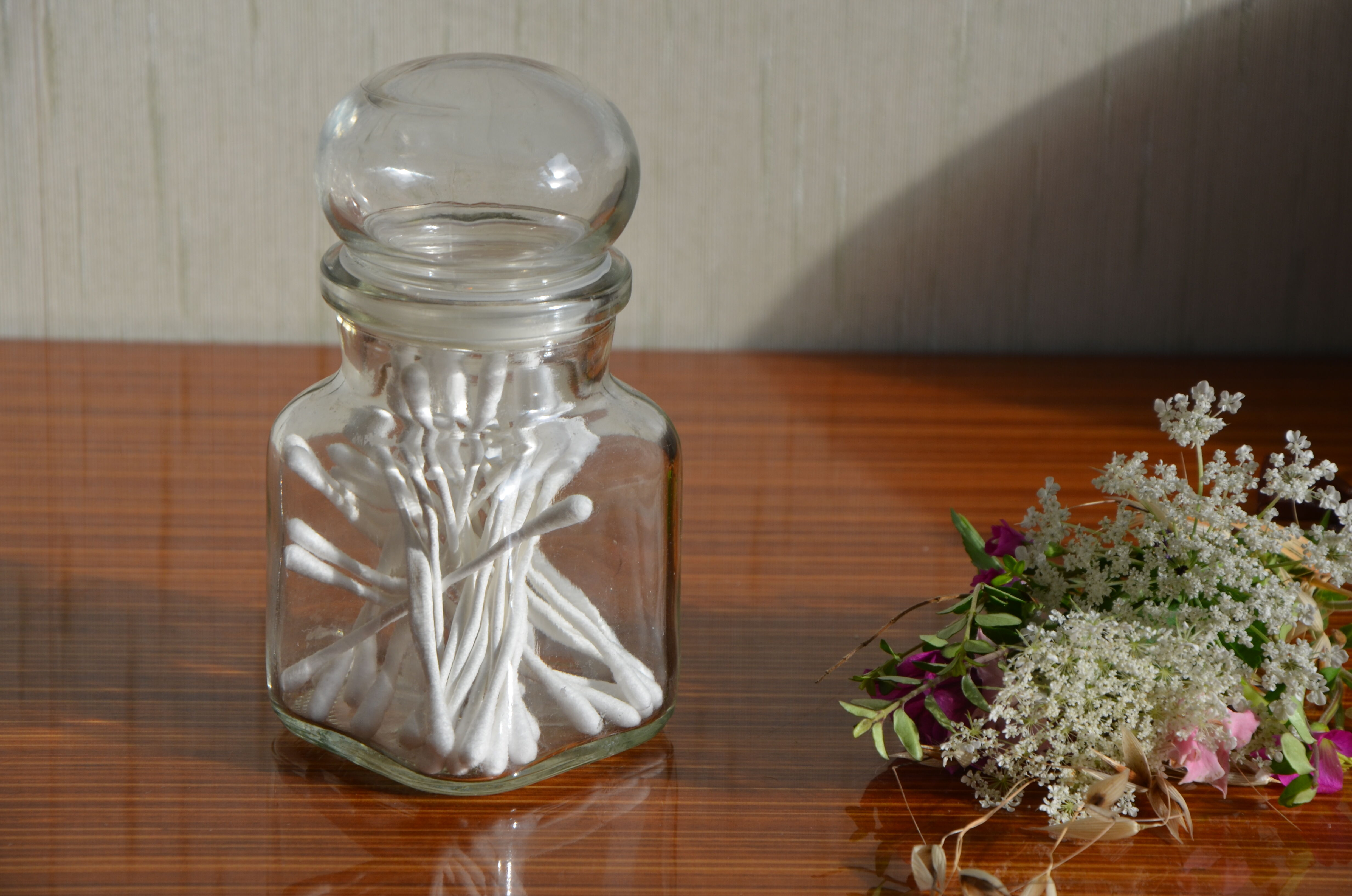 Apothecary transparent jar