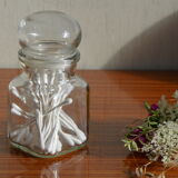 Apothecary transparent jar