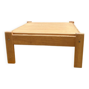 Table basse vintage en - pin