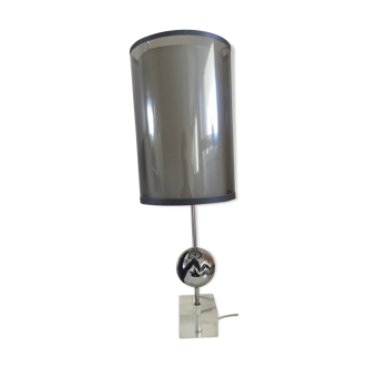 Table lamp 70s inox