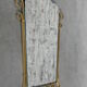 Vintage faceted mirror in aluminum frame 67x54cm