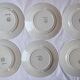 Lot 6 old plates St Amand Ceranord model Magnolia