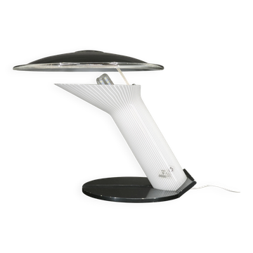Lampe de table en verre de Murano Leucos des années 1970, style Space Age