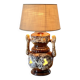Lamp ceramic fat lava double lighting 70s