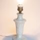 White alabaster lamp base
