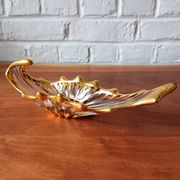 Mini golden glass coupe vintage style Bayel, pocket tray.