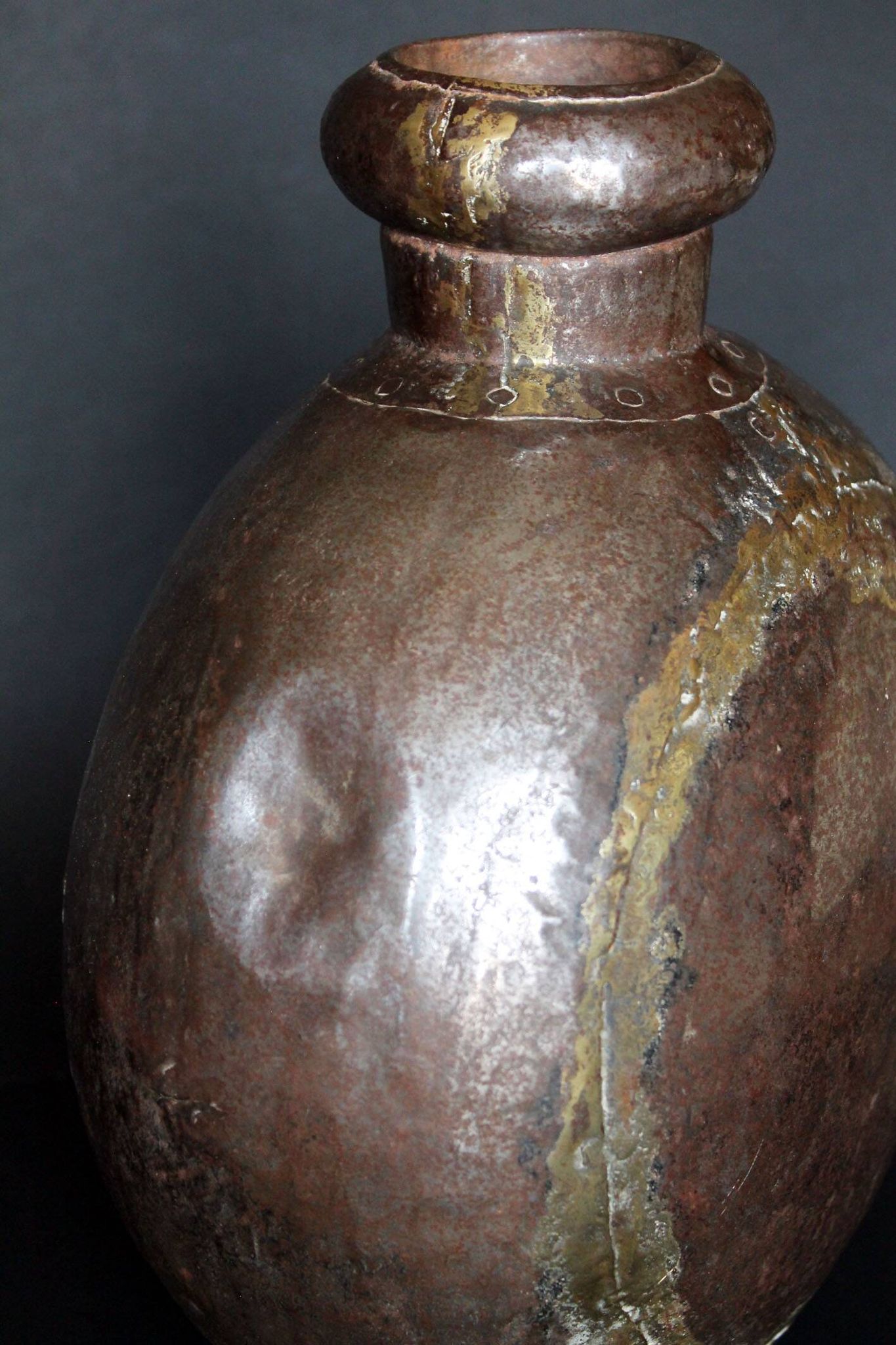 Vase - Gourde à eau artisanale traditionnelle du Rajasthan