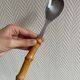 Set of four bamboo serving cutlery