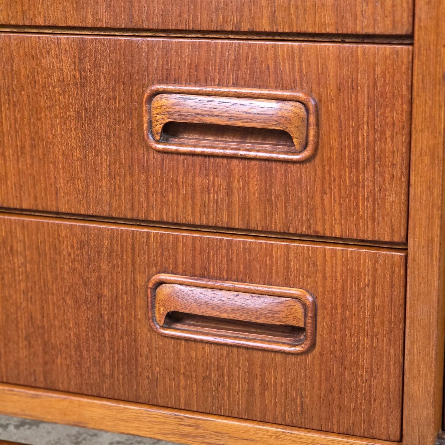 Müsterring Möbel, vintage 1960s teak sideboard 243cm!