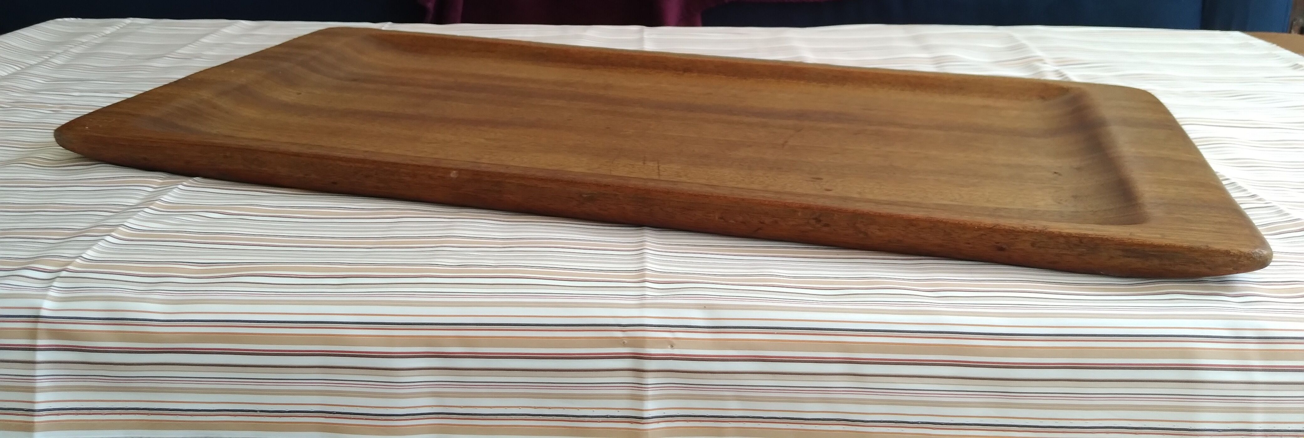 Scandinavian teak tray 1960