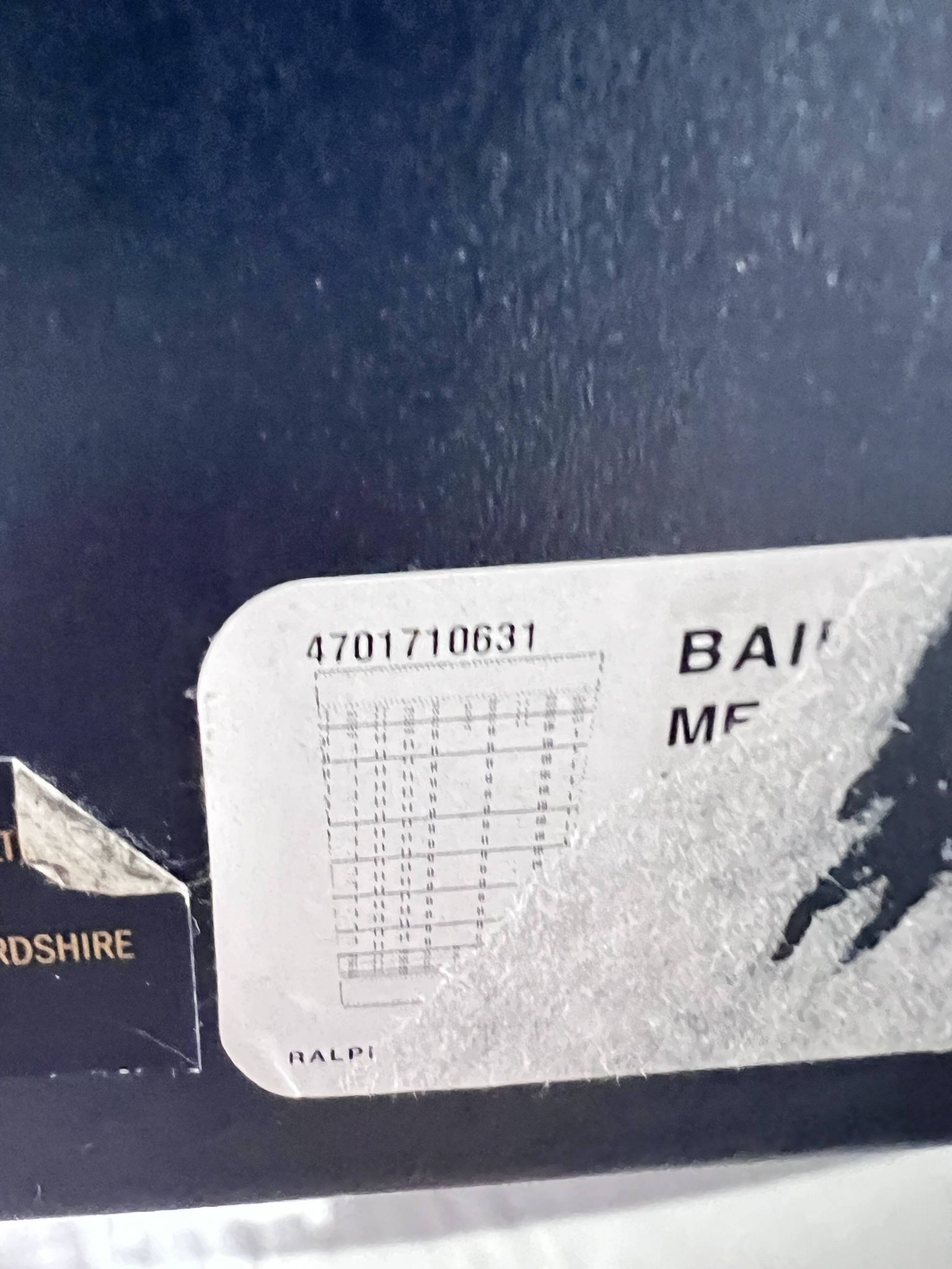 "gobelet de bain en cuir et paille, ralph lauren home - réf 4701710631"