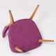 Mid-Century Purple Velvet Club Chair, Europe, 1960s