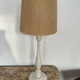 Lampe vintage en bois années 1980