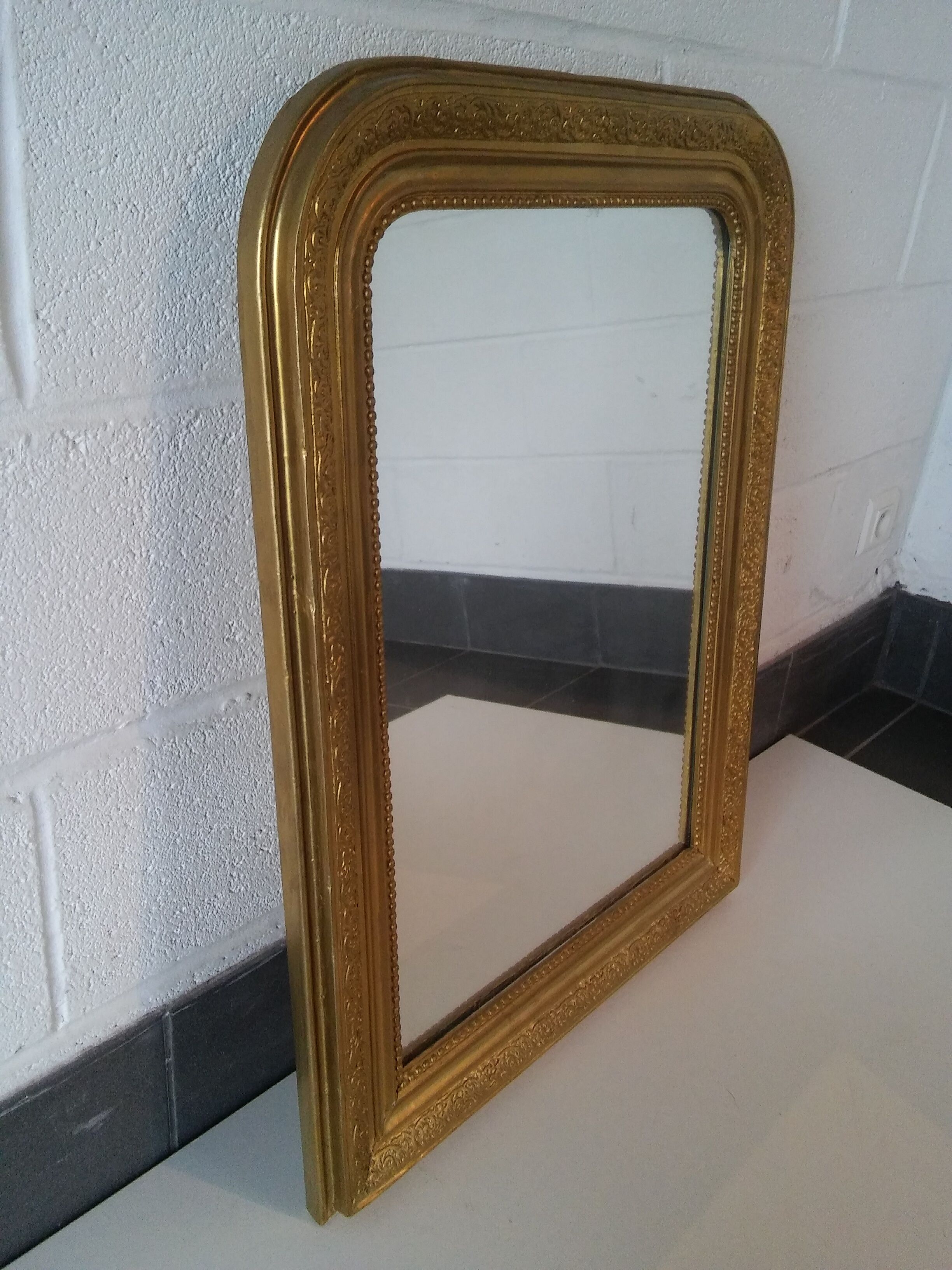 Mirror  vintage gold 56x74cm