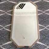 Beveled octagonal mirror