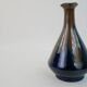 Fournier Demars vase in blue enameled ceramic