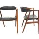 Set of 2 teak office armchairs, "Model 213" Thomas Haslev, Farstrup Møbler, Denmark, 1960
