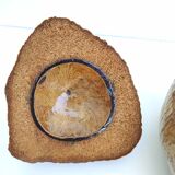 Vintage coconut ice bucket