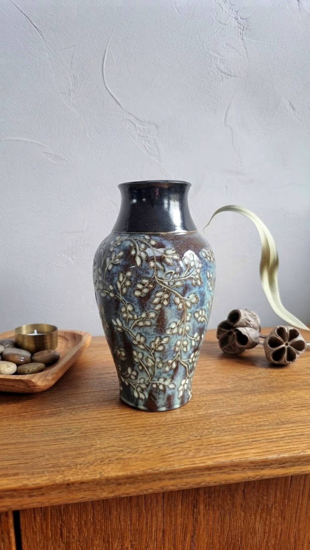 Stoneware vase